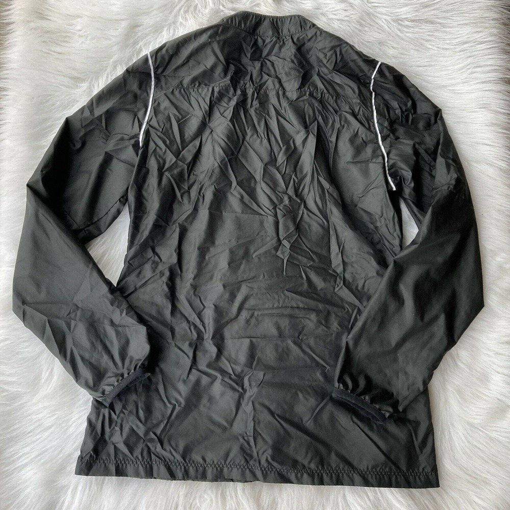 Nike Windbreaker Jacket Sz S Zip Up Lined Black Churchill Lancers Eugene Sports - Picture 7 of 10